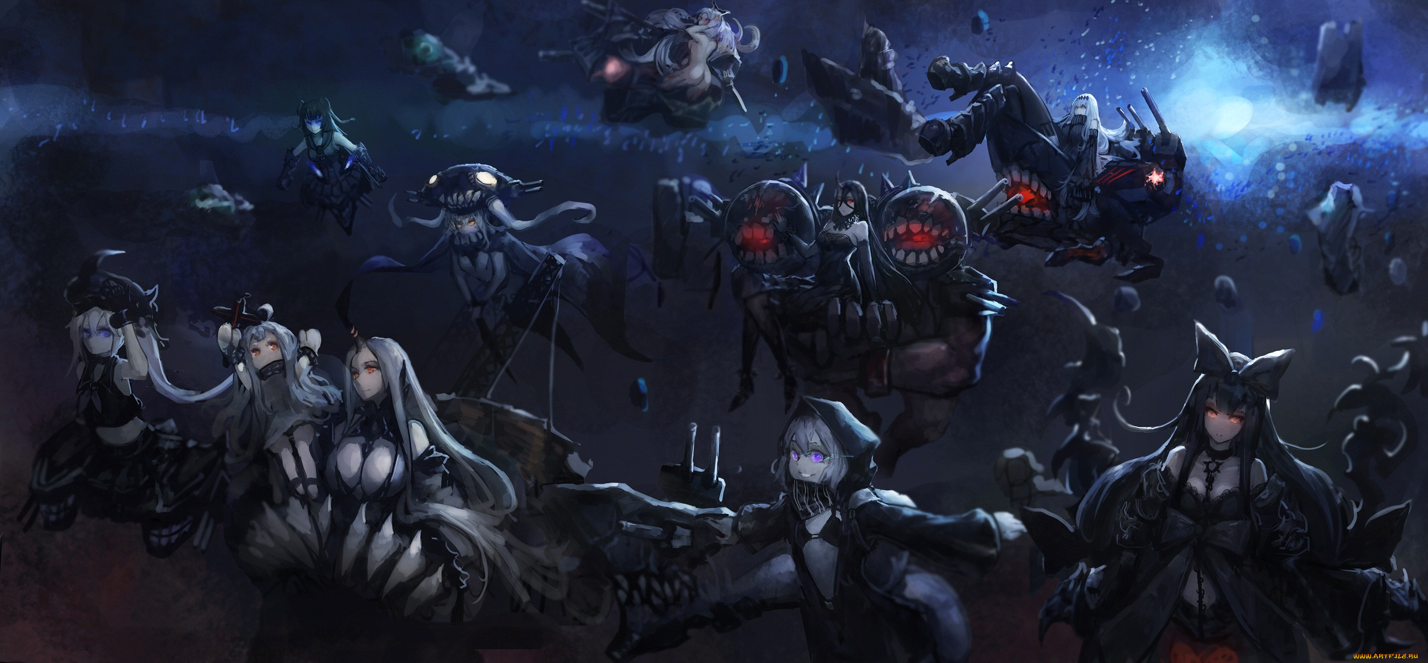 ,  gods, , kantai collection, , , 